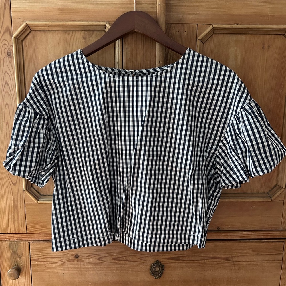 Storia Gingham Crop Top